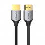 Кабель Vention Ultra Thin HDMI Male to Male HD v2.0 Cable 2M Gray Aluminum Alloy Type (ALEHH) (ALEHH)