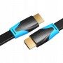 Кабель Vention Flat HDMI v2.0 Cable Плоский 5M Black (VAA-B02-L500) (VAA-B02-L500)