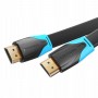 Кабель Vention Flat HDMI v2.0 Cable Плоский 5M Black (VAA-B02-L500) (VAA-B02-L500)