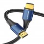 Кабель Vention Cotton Braided HDMI-A Male to Male HD v2.1 Cable 8K 5M Blue Aluminum Alloy Type (ALGLJ) (ALGLJ)