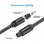 Кабель Vention Optical Fiber Audio Cable 5M Black (BAEBJ) (BAEBJ)