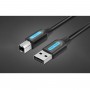 Кабель Vention для принтера USB 2.0 A Male to B Male Cable 5M Black PVC Type (COQBJ) (COQBJ)