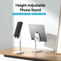 Тримач для телефону Height Adjustable Desktop Cell Phone Stand White Aluminum Alloy Type (KCQW0) (KCQW0)