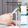 Тримач для телефону Height Adjustable Desktop Cell Phone Stand White Aluminum Alloy Type (KCQW0) (KCQW0)