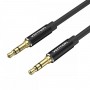 Кабель Vention 3.5mm Male to Male Audio Cable 2M Black Aluminum Alloy Type (BAXBH) (BAXBH)