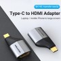 Адаптер Vention Type-C to HDMI Adapter Gray Alloy Type (TCAH0) (TCAH0)