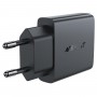 Мережевий зарядний пристрій ACEFAST A65 PD20W GaN single USB-C ultra-thin charger Black (6974316282686)