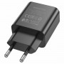 Мережевий зарядний пристрій BOROFONE BA71A Power single Port PD20W charger Black (BA71AB)