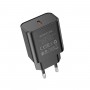 Мережевий зарядний пристрій BOROFONE BA71A Power single Port PD20W charger Black (BA71AB)