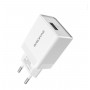 Мережевий зарядний пристрій BOROFONE BA20A Sharp single port charger set(Micro) White (BA20AMW)