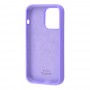 Чохол Silicone Case Full iPhone 12/12 Pro lilac cream