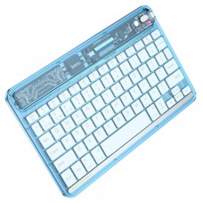 Клавіатура HOCO S55 Transparent Discovery edition wireless BT keyboard(English version) Ice Blue Mist (6931474778871 )