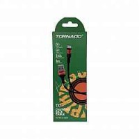 USB Cable TORNADO TX7 Тканевая Оплётка Micro 2.4A/1m