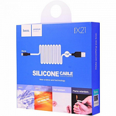 USB Cable Hoco X21 Silicone Micro 1m