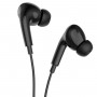 Навушники HOCO M101 Pro Crystal sound wire-controlled earphones with microphone Black (6931474782373)