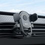 Тримач для мобільного HOCO H6 Grateful one-button car holder(air outlet) Black (6931474791436)