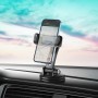 Тримач для мобільного HOCO CA111 pull clip suction cup car holder Black Metal Gray (6931474767196)