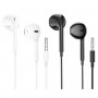 Навушники HOCO M101 Crystal joy wire-controlled earphones with microphone Black (6931474782335)