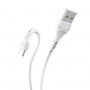 Кабель HOCO X37 USB to Type-C 3A, 1m, PVC, PVC connectors, White (6931474710512)