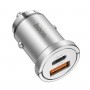 Автомобільний зарядний пристрій HOCO NZ10 Handy PD45W+QC3.0 car charger Silver (6942007601825)