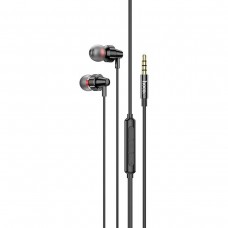 Навушники HOCO M90 Delight wire-controlled earphones with microphone Black Shadow (6931474759351)