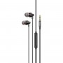 Навушники HOCO M90 Delight wire-controlled earphones with microphone Black Shadow (6931474759351)