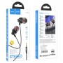 Навушники HOCO M90 Delight wire-controlled earphones with microphone Black Shadow (6931474759351)