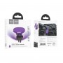 Тримач для мобільного HOCO H1 Crystal magnetic car holder(air outlet) Romantic Purple (6931474790194)