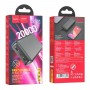 Зовнішній акумулятор HOCO J100A High-ranking power bank(20000mAh) Black (6931474783585)