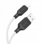 Кабель HOCO X90 Cool silicone charging data cable for iP White (6931474788412)