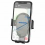 Тримач для мобiльного з БЗП HOCO CA105 Guide three-axis linkage wireless charging car holder Black (6931474762443)