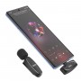 Мікрофон-петличка HOCO L15 Type-C Crystal lavalier wireless digital microphone Black (6931474789037)