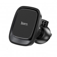 Тримач для мобільного HOCO CA115 Blue Shark air outlet magnetic car holder Black Metal Gray (6931474777867)