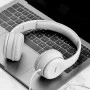 Навушники HOCO W21 Graceful charm wire control headphones Gray (6931474708298)