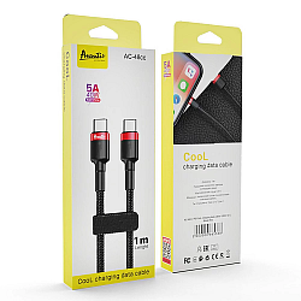 USB Cable Avantis AC-48сс PD Cool Charging Type-C to Type-C