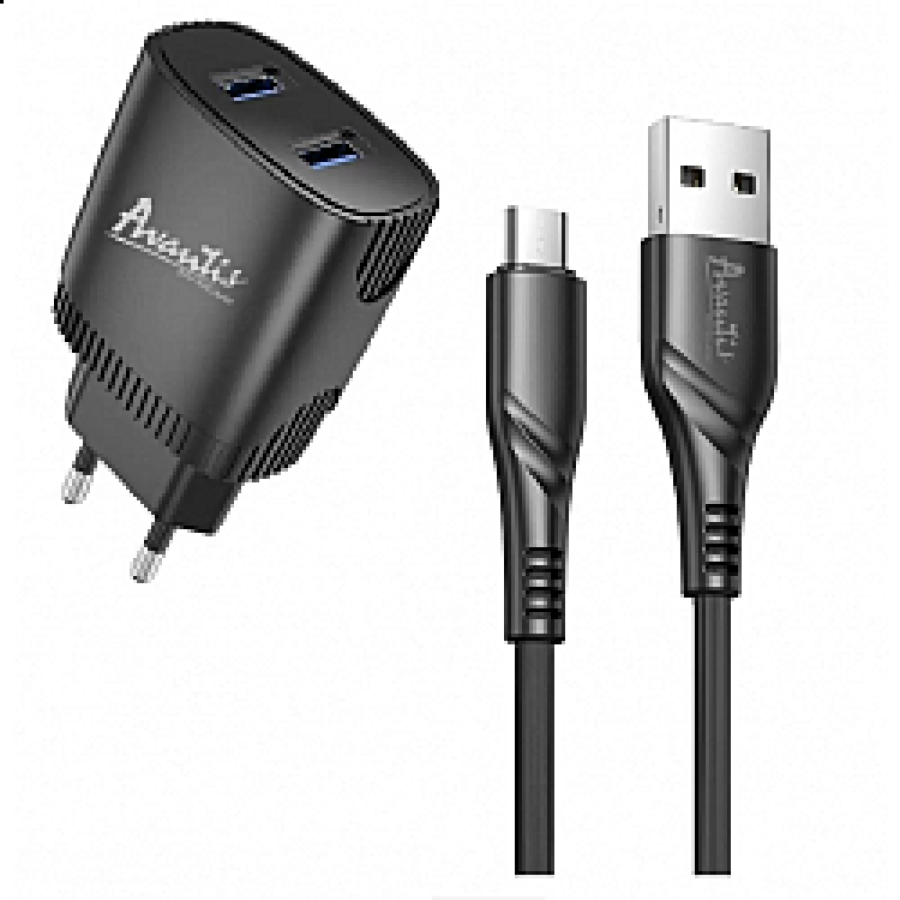 Мережевий Зарядний Пристрій Avantis A811 2USB Micro