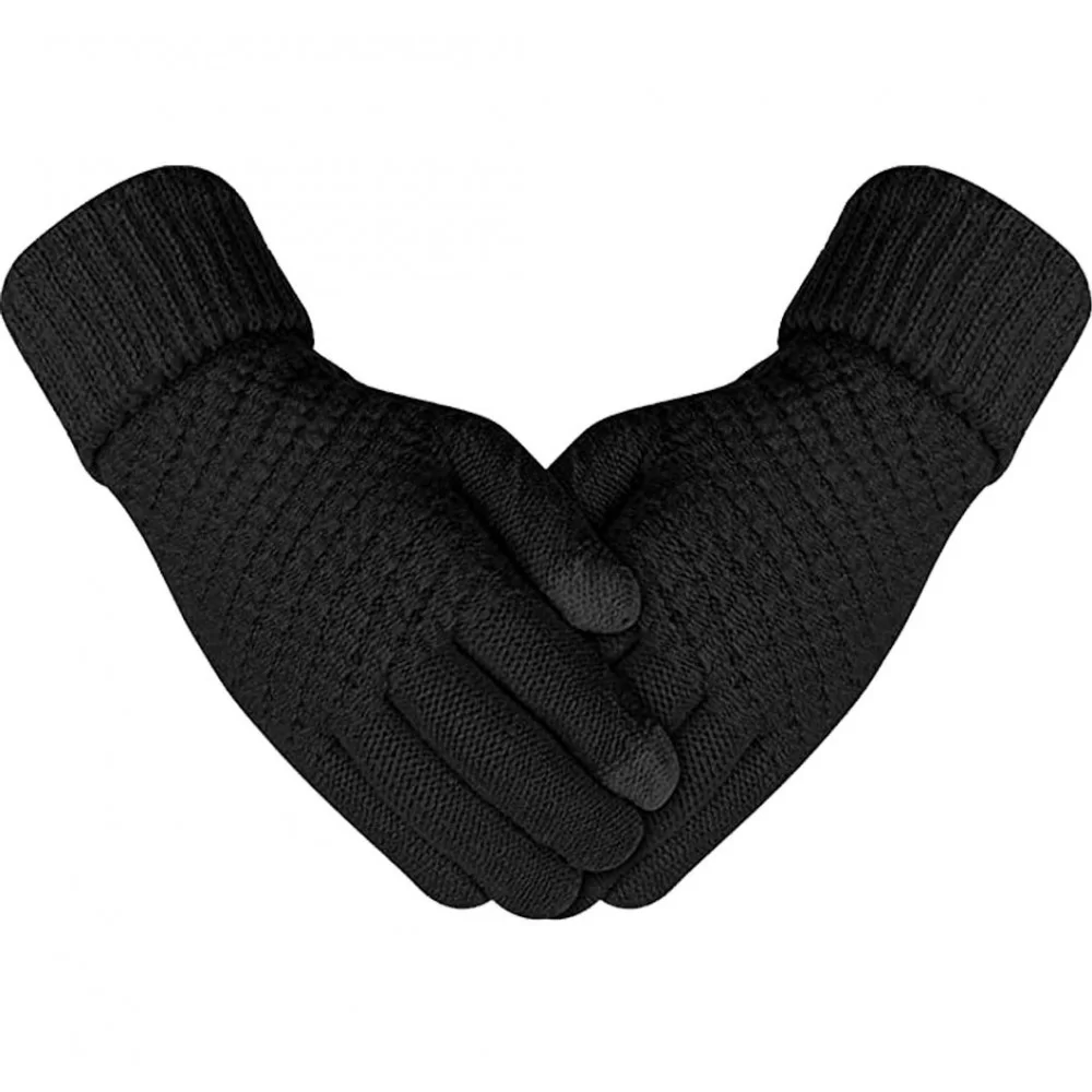 Рукавички для сенсорних екранів з плетінням ArmorStandart Braid Black (ARM59881)