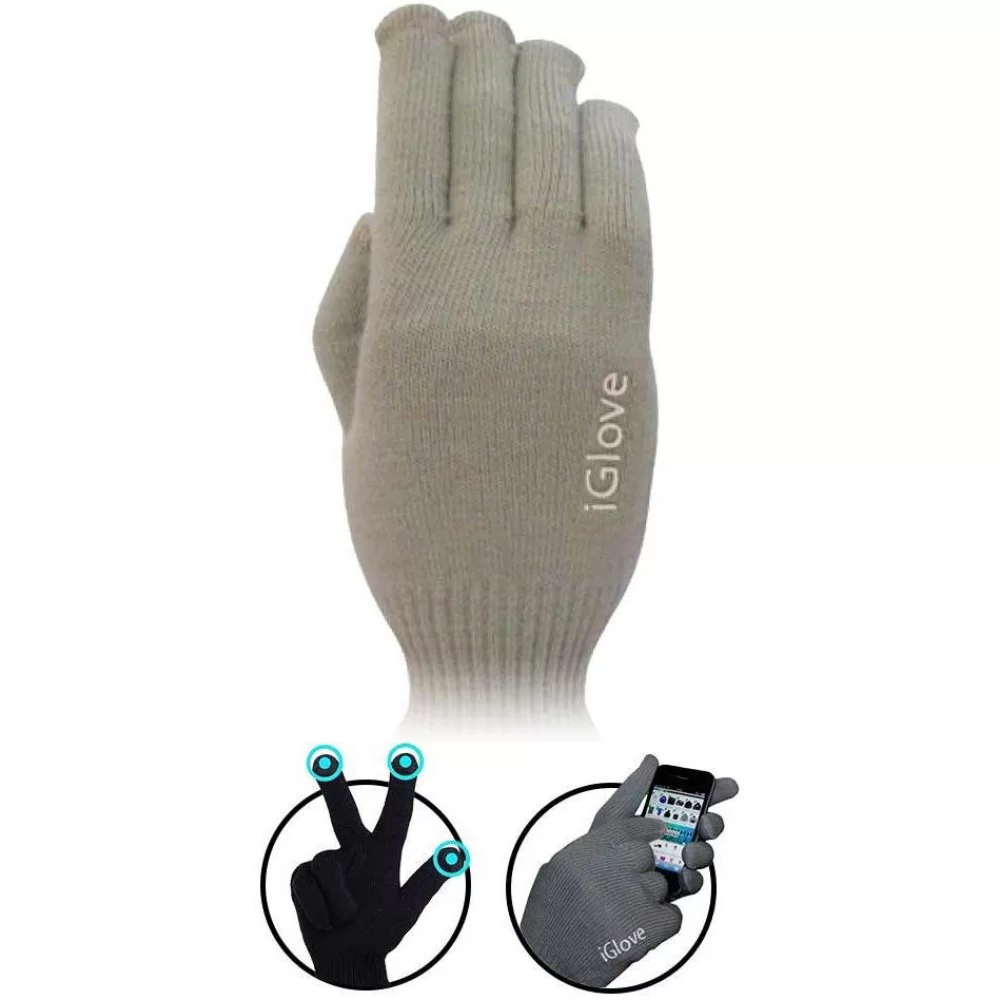 Рукавички iGlove для сенсорних екранів Grey (iGlove Grey)