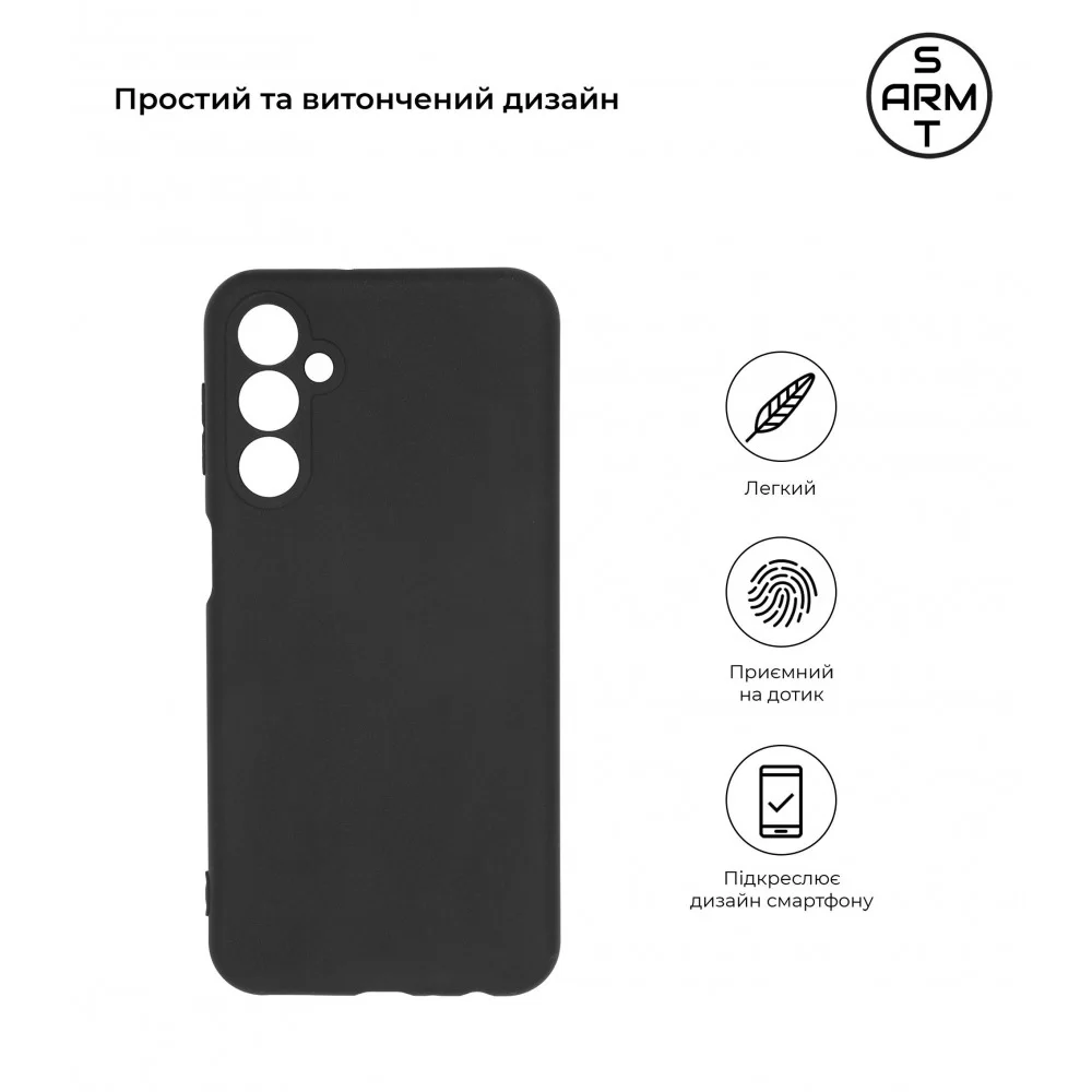 Панель ArmorStandart Matte Slim Fit для Samsung M34 5G (M346) Camera cover Black (ARM69611)