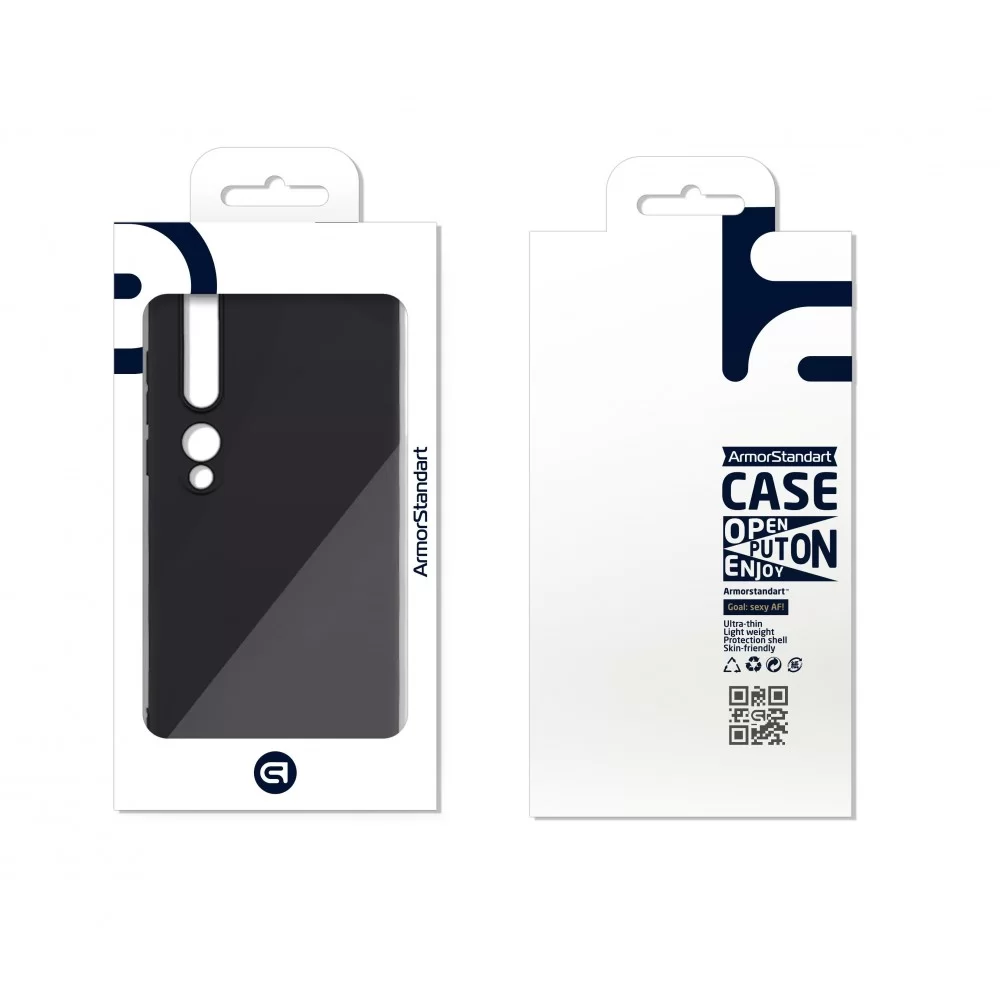 Панель ArmorStandart Matte Slim Fit для Xiaomi Mi 10 Black (ARM56499)