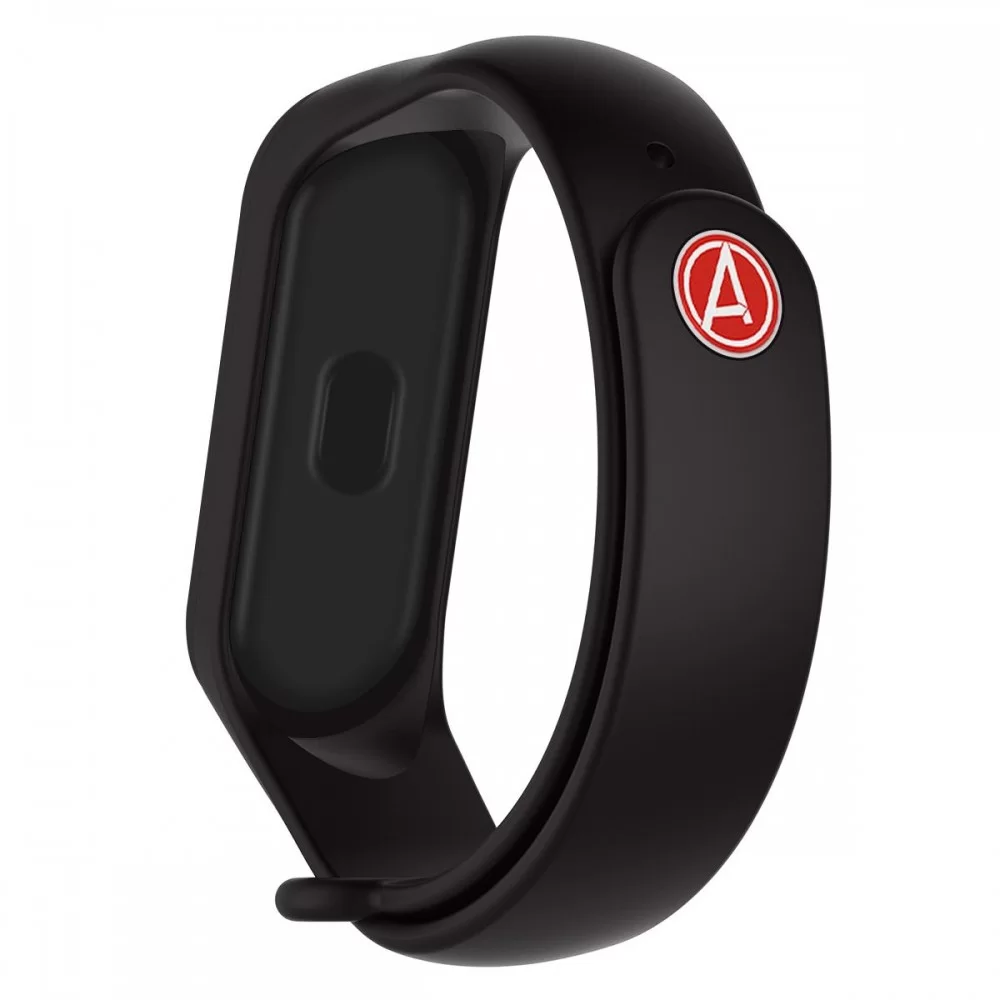 Ремінець ArmorStandart Superhero Edition для Xiaomi Mi Band 7/6/5 Avengers Black (ARM57107)