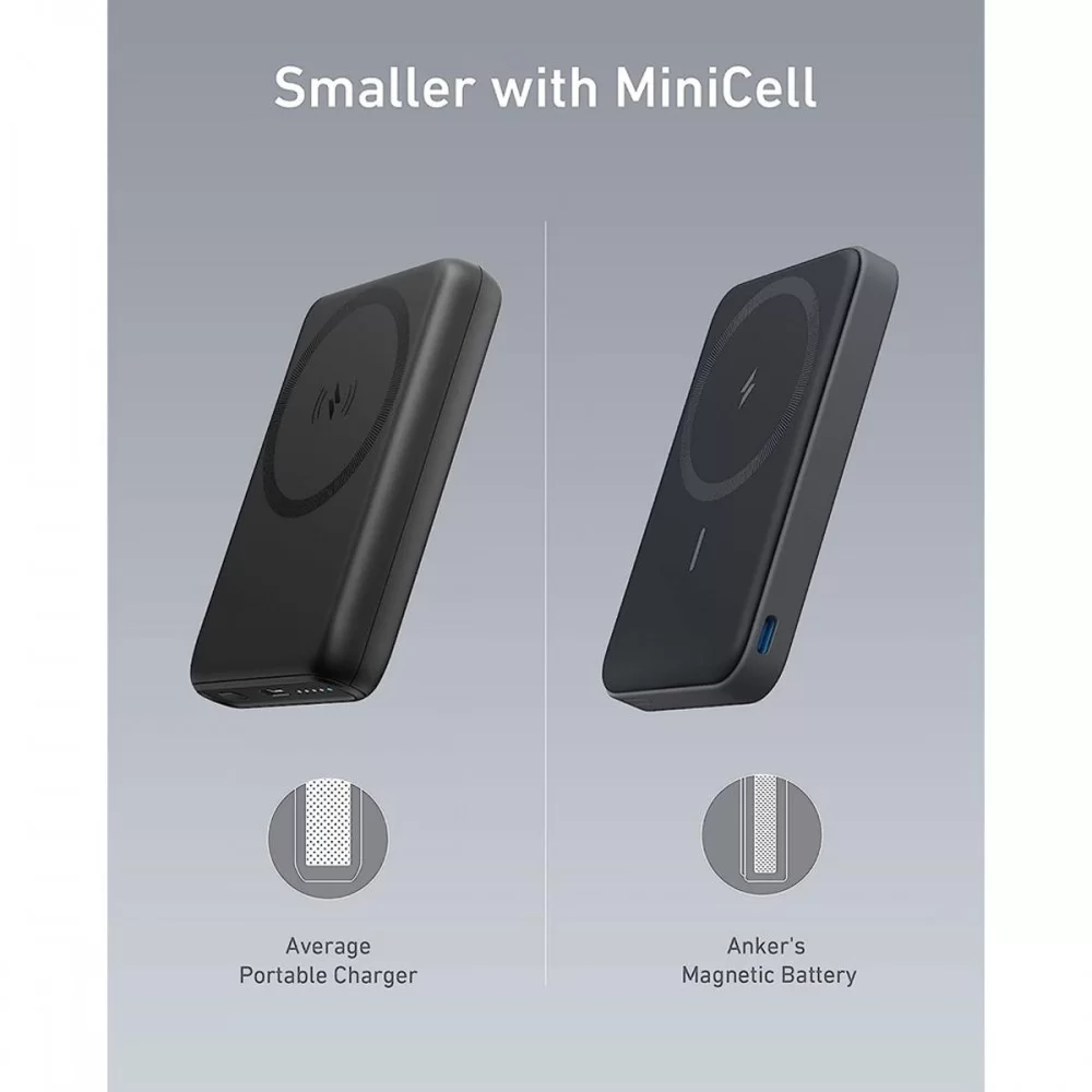 УМБ Anker 622 Magnetic Wireless Portable Charger 5000mAh Black (A1614)