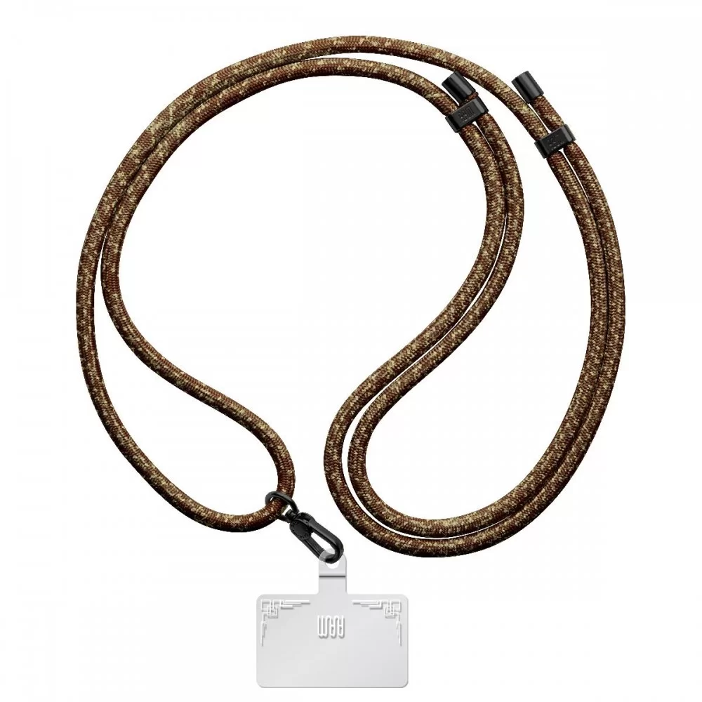 Ремінець для смартфону ArmorStandart Rope Black Amber with Clear holder (ARM67204)