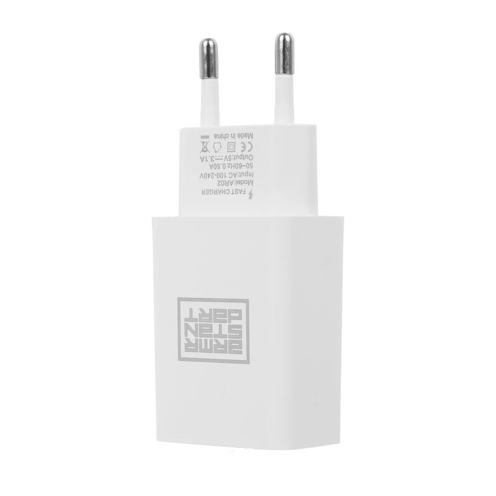 Мережевий зарядний пристрій ArmorStandart AR02 1хUSB(3.1A) White (ARM59714)