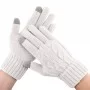 Рукавички для сенсорних екранів з плетінням ArmorStandart Rope White (ARM59877)