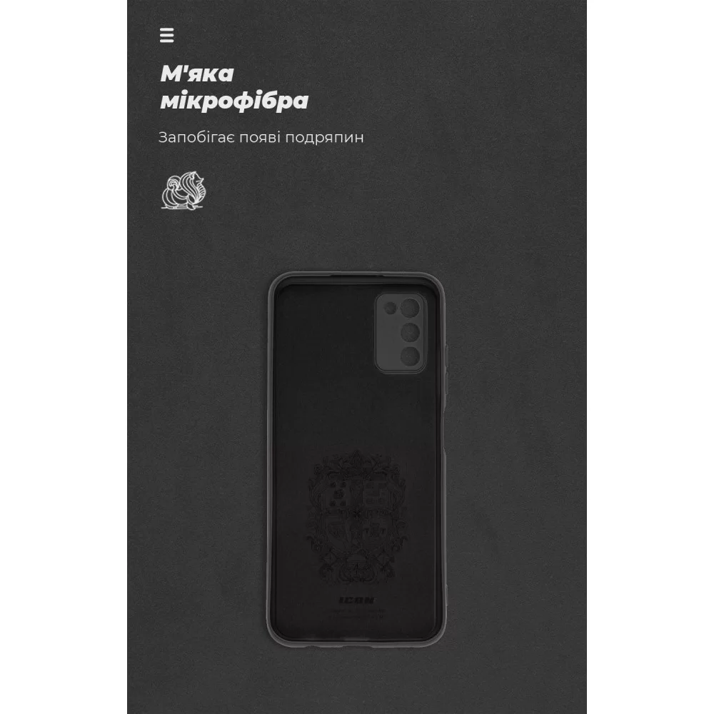 Панель ArmorStandart ICON Case для Samsung A03s Camera cover Black (ARM70613)