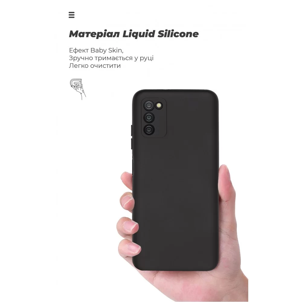 Панель ArmorStandart ICON Case для Samsung A03s Camera cover Black (ARM70613)