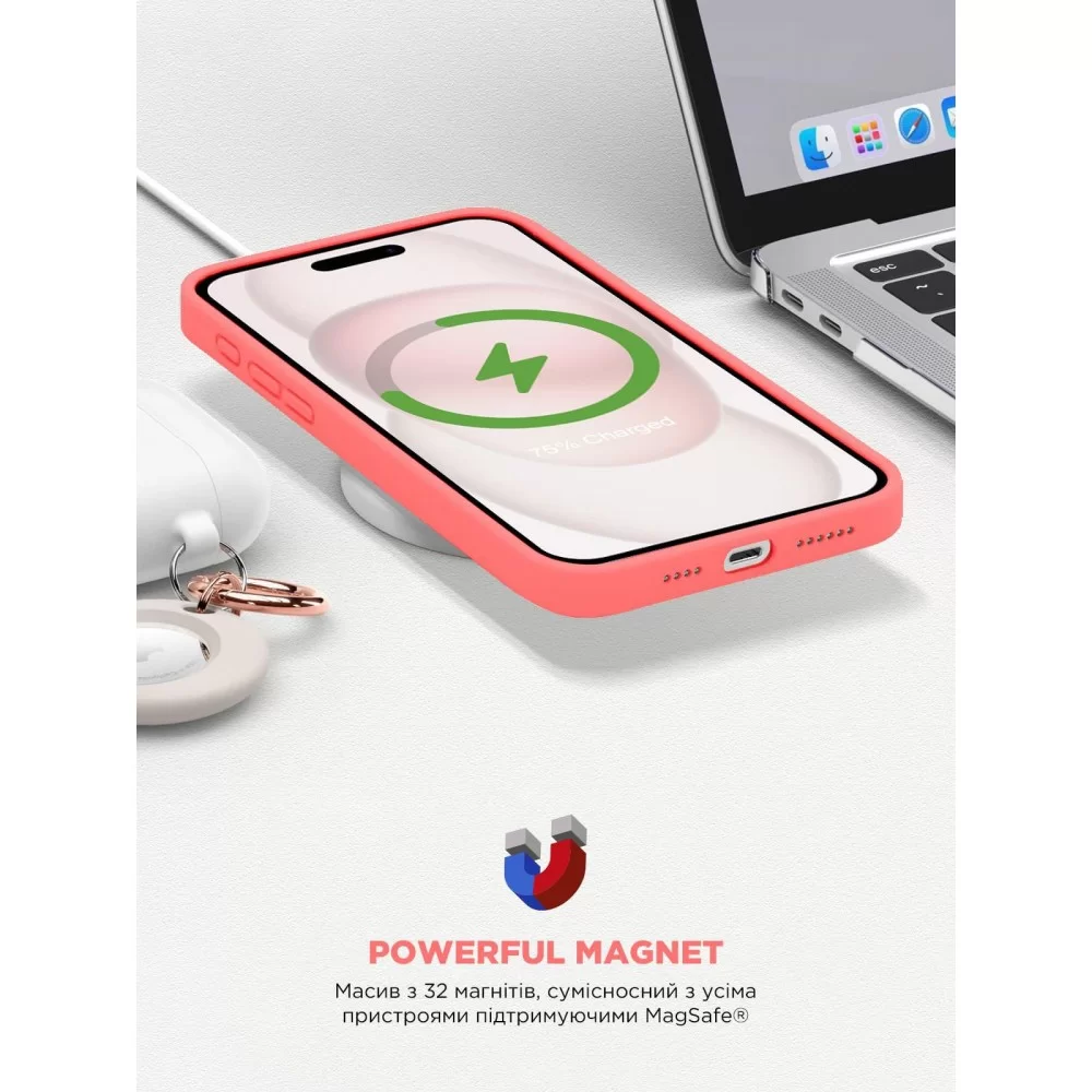 Панель ArmorStandart ICON2 MagSafe для Apple iPhone 15 Guava (ARM72732)