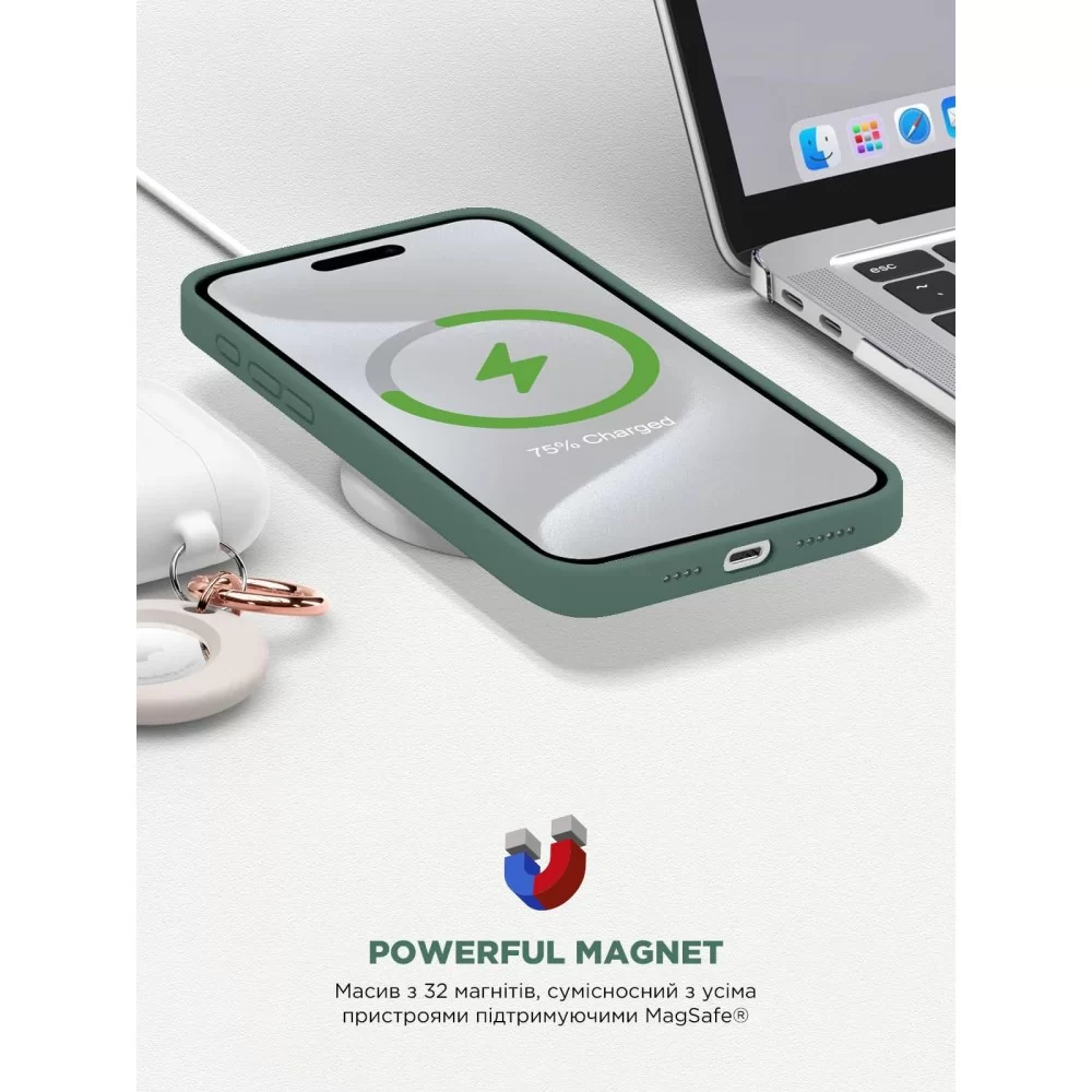Панель ArmorStandart ICON2 MagSafe для Apple iPhone 15 Pro Cypress (ARM72745)