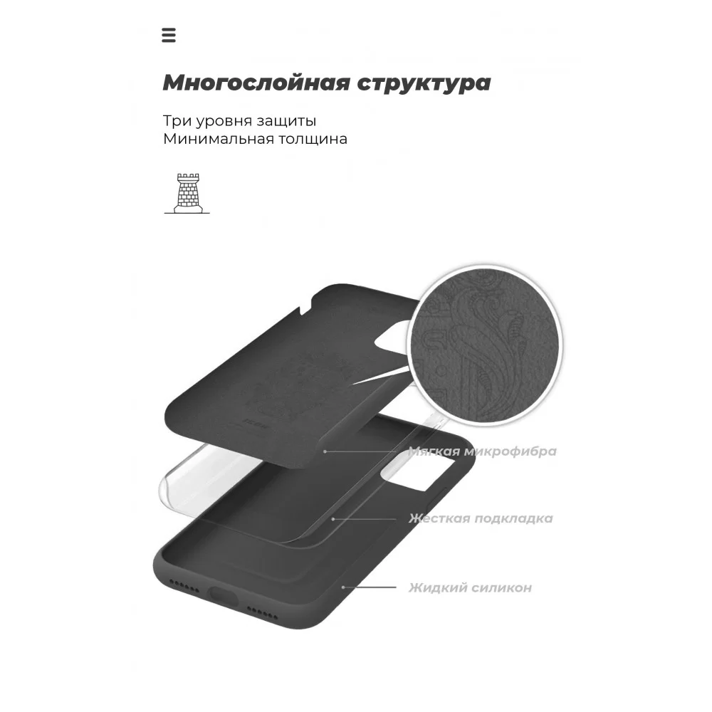 Панель ArmorStandart ICON Case для Apple iPhone 11 Pro Max Black (ARM56707)